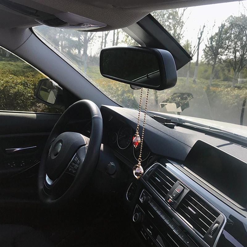 Car Pendant Lucky Cat Rearview Mirror Decoration Ceramics Alloy Dashboard Accessories Gift
