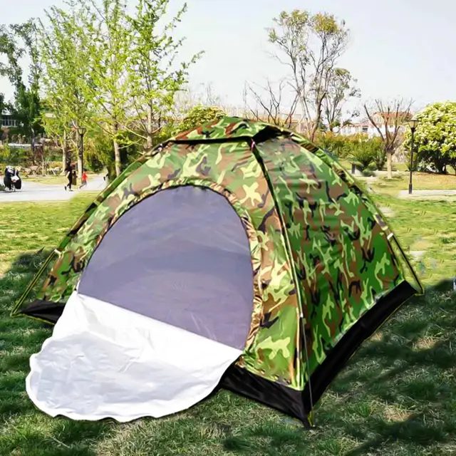 Tentes Et Abris Extérieur 1 2 Personnes Tente De Camping Étanche Coupe Vent  UV Pare Soleil Auvent Tente De Camouflage Tente Pliante Auvent Sac De  Transport 230520 Du 23,96 €