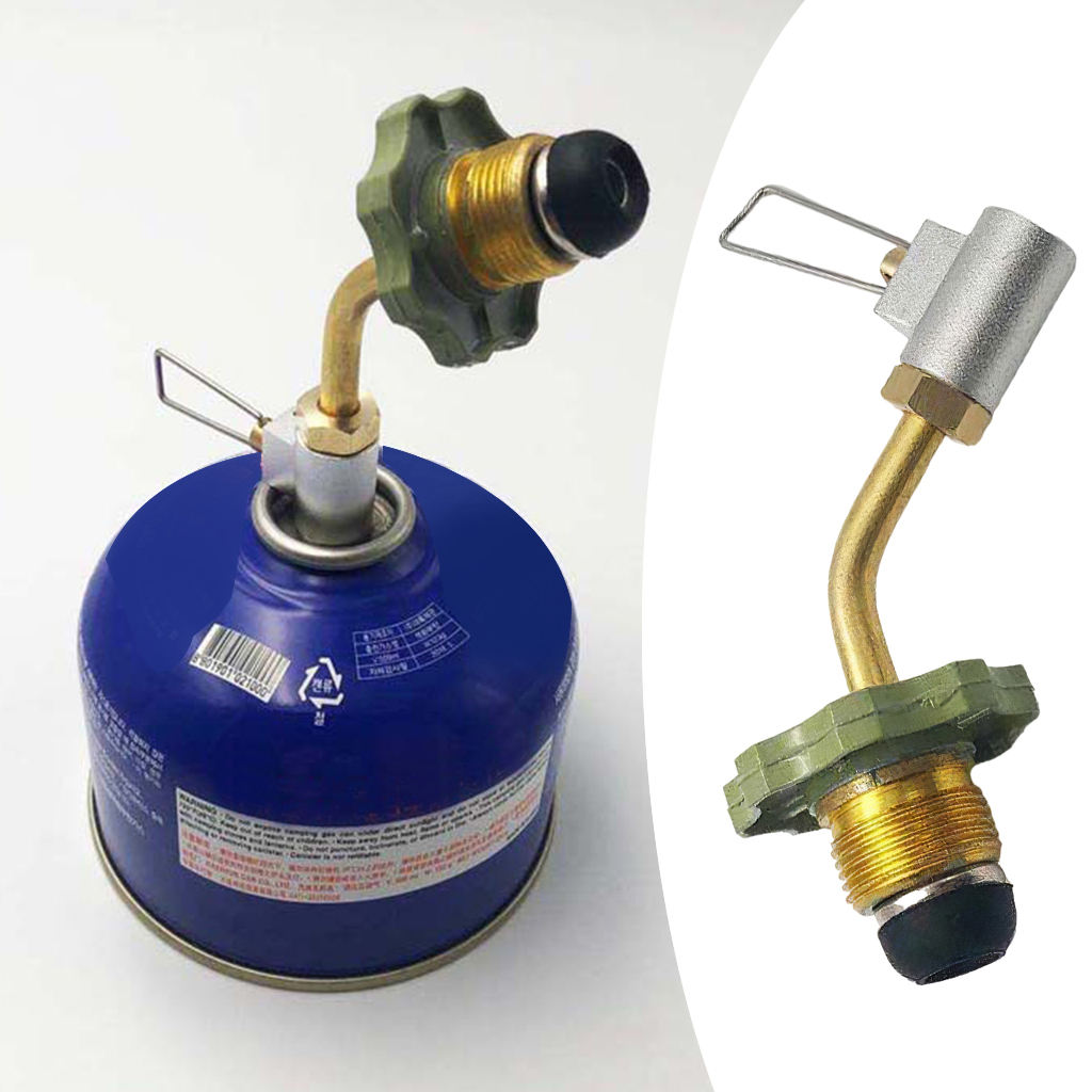 Outdoor Camping Gas Stove Propane Refill Adapter  Cylinder Hose Connector  for Outdoor Cooking, Camping, Hiking, Backpacking