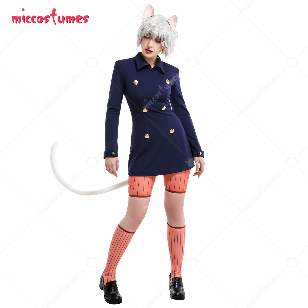 Anime Cat Suit Hunter Pitou Cosplay Kostüm mit Katzenohren und Schwanz 1