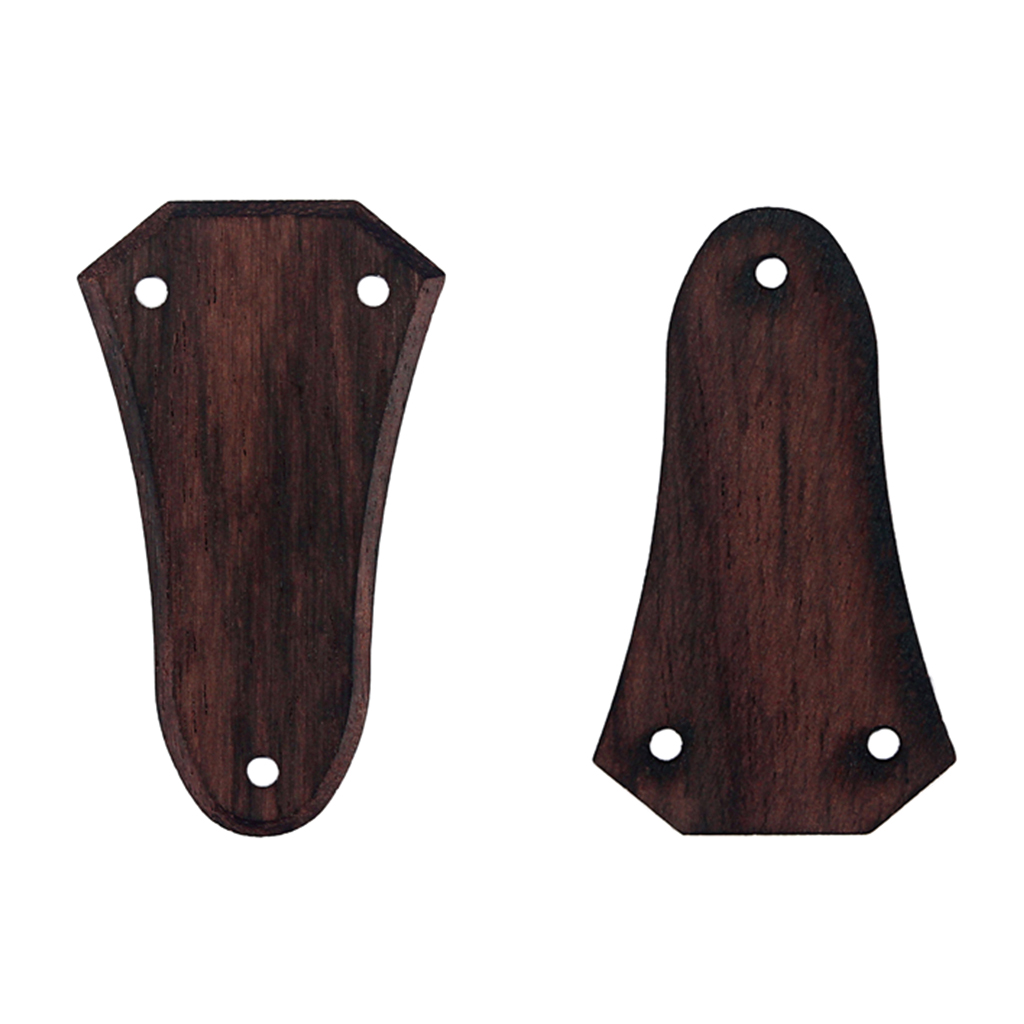 2pcs Rosewood Folk Guitar  Rod Covers Musical Instrument DIY Parts