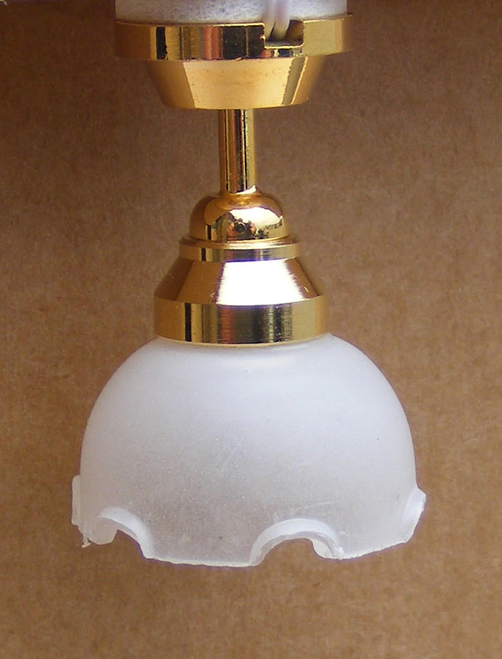 Ceiling Lamp 1/12 LED Light Lamp w/ Button Battery Dollhouse mini Part 