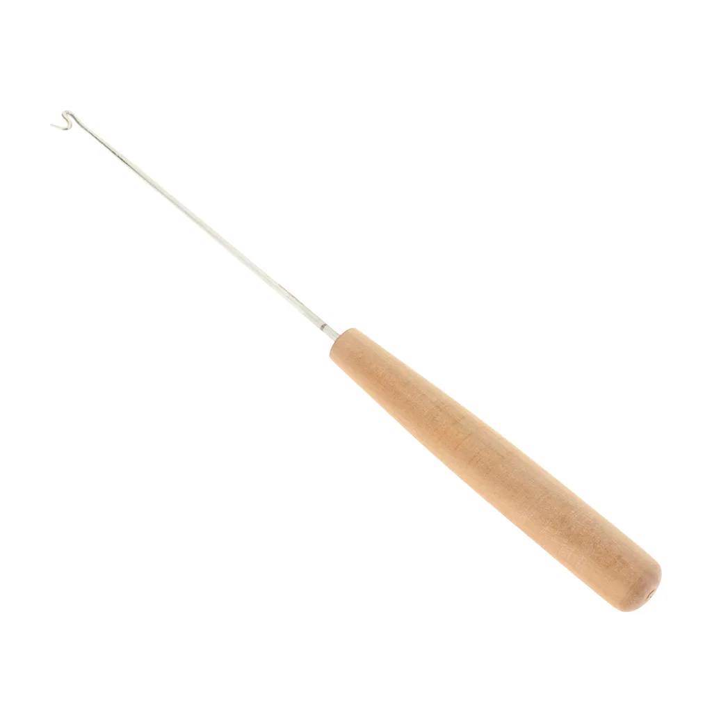Metal Piano Spring Hook Tool With Wood Handle for Piano Trampoline Adjusting