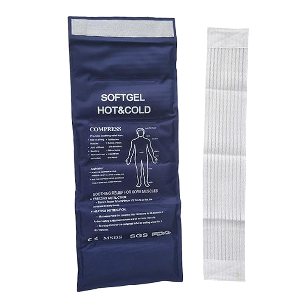 Reusable Hot Cold Gel Pack Ice Pad Knee Shoulder Back Therapy Wraps Fatigue