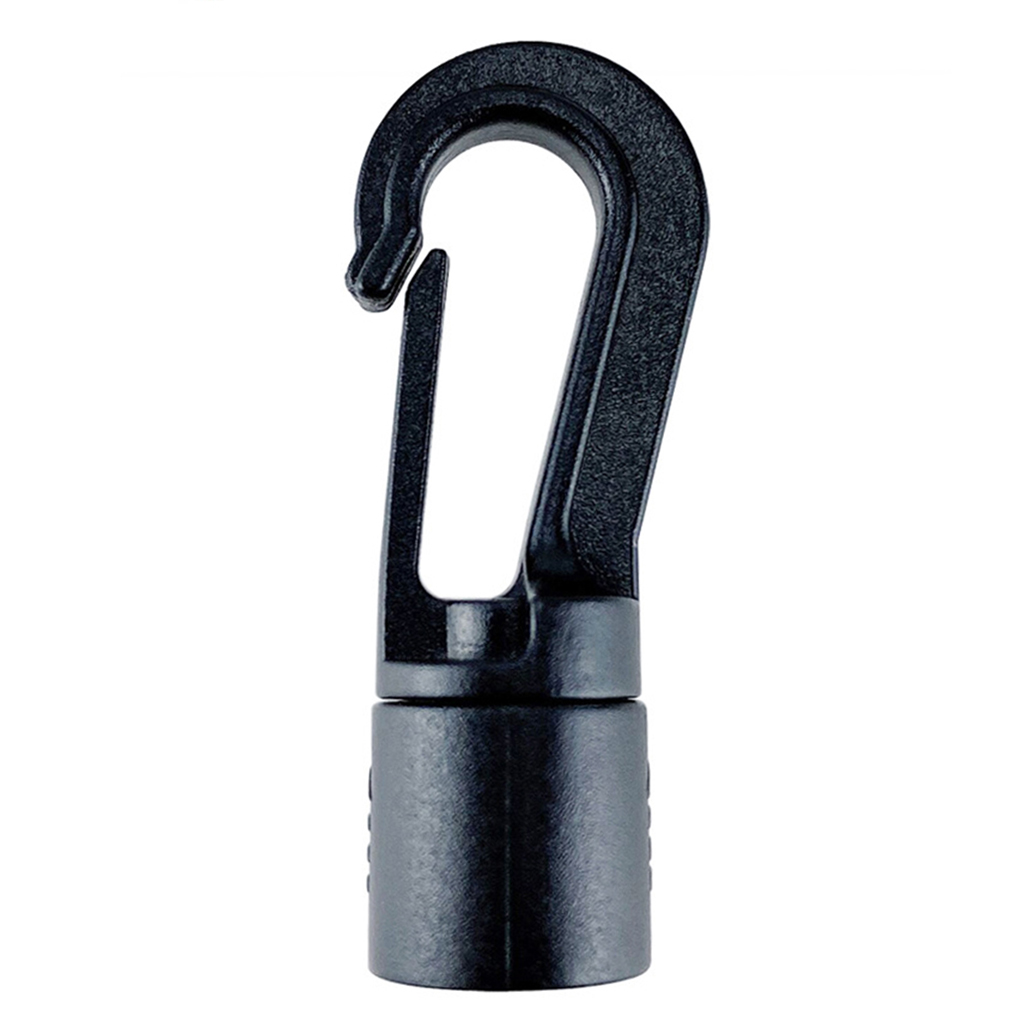 1 Pack Plastic Bungee Shock Cord Hook End for Camping Exercise Boat Kayak Canoe