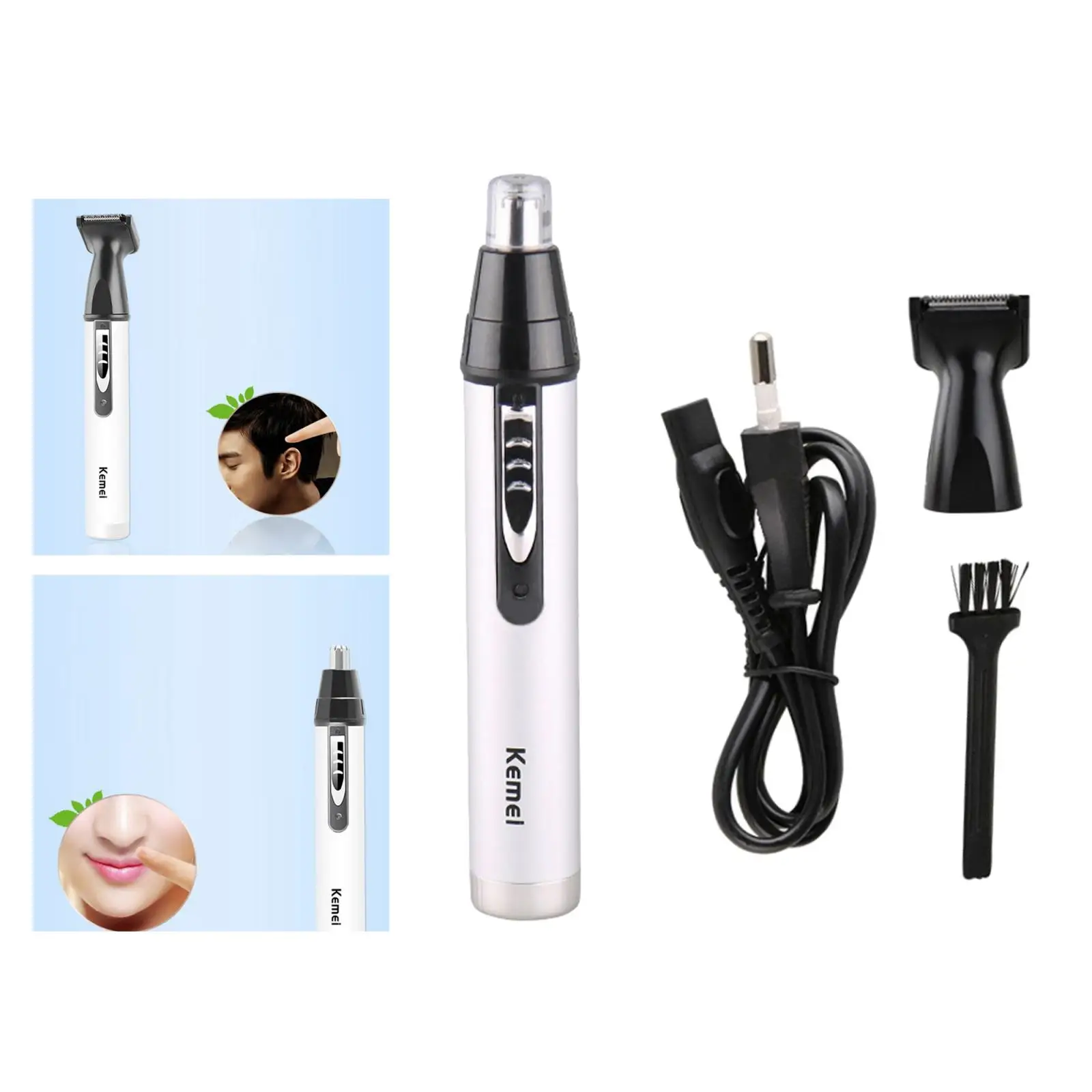 Nose And Ear Hair Trimmer, Painless Electric Nose Hair Removal for Men And