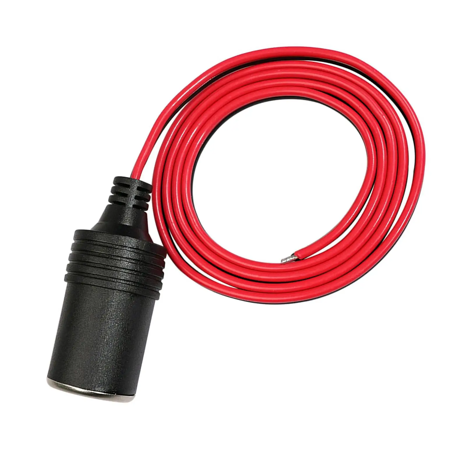 3.3FT 120W 18AWG 12V 24V Car Cigarette Lighter Female Socket Cable Power Supply Cord Adapter Connector