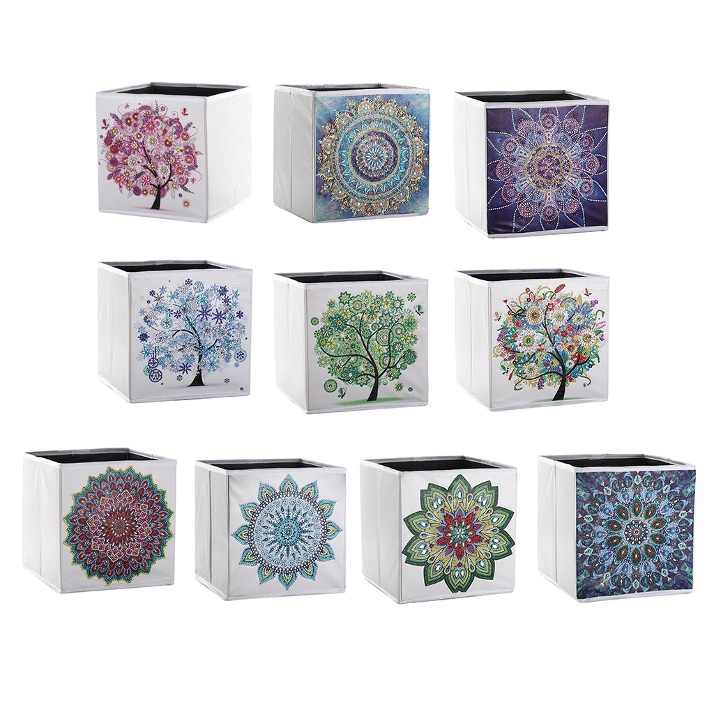 Storage Box Decors 5D Diamond Painting Full Drill Kaleidoscope Mandala Paint by