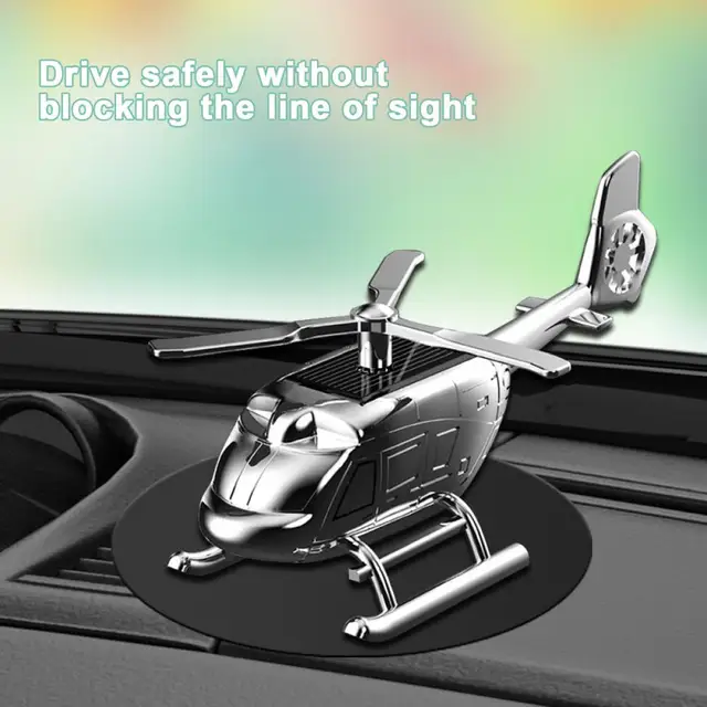Auto Lufterfrischer Solar Mini Rotary Hubschrauber Zink Auto Styling Air  Vent Parfüm Diffusor Ornament für Auto Innen Zubehör