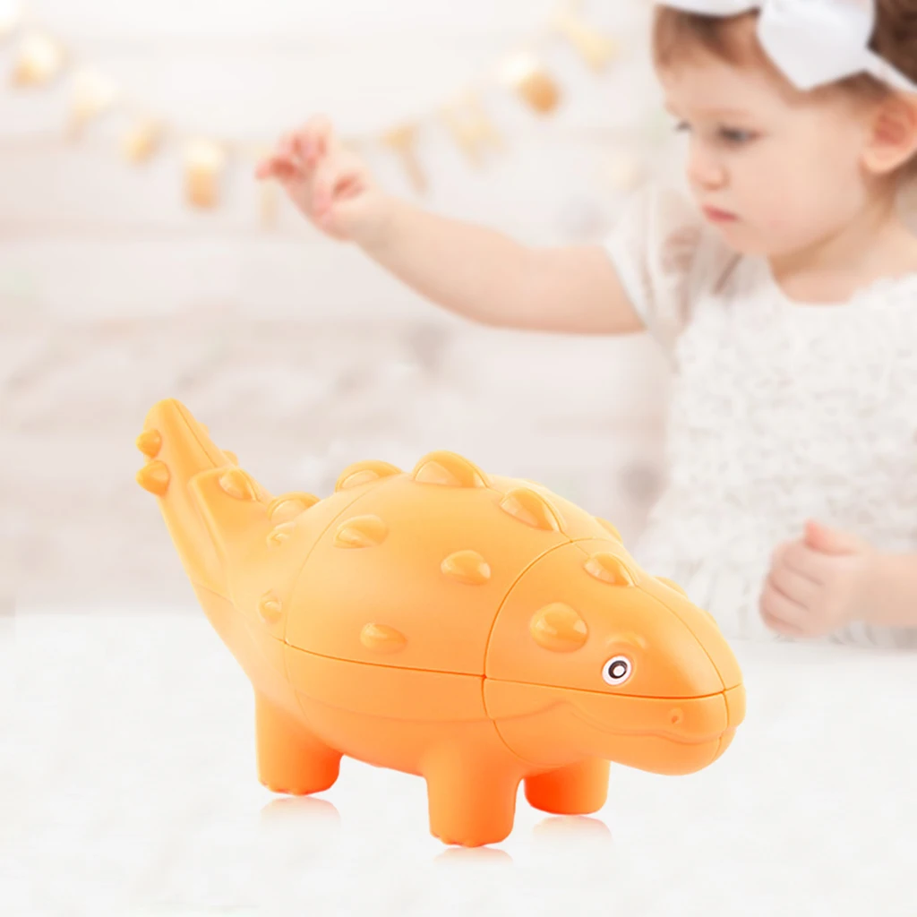 Kids Dinosaur Puzzle Toy Educational Learning Montessori Enlighten Blocks Game Preschool for Toddlers Kids Children Gifts