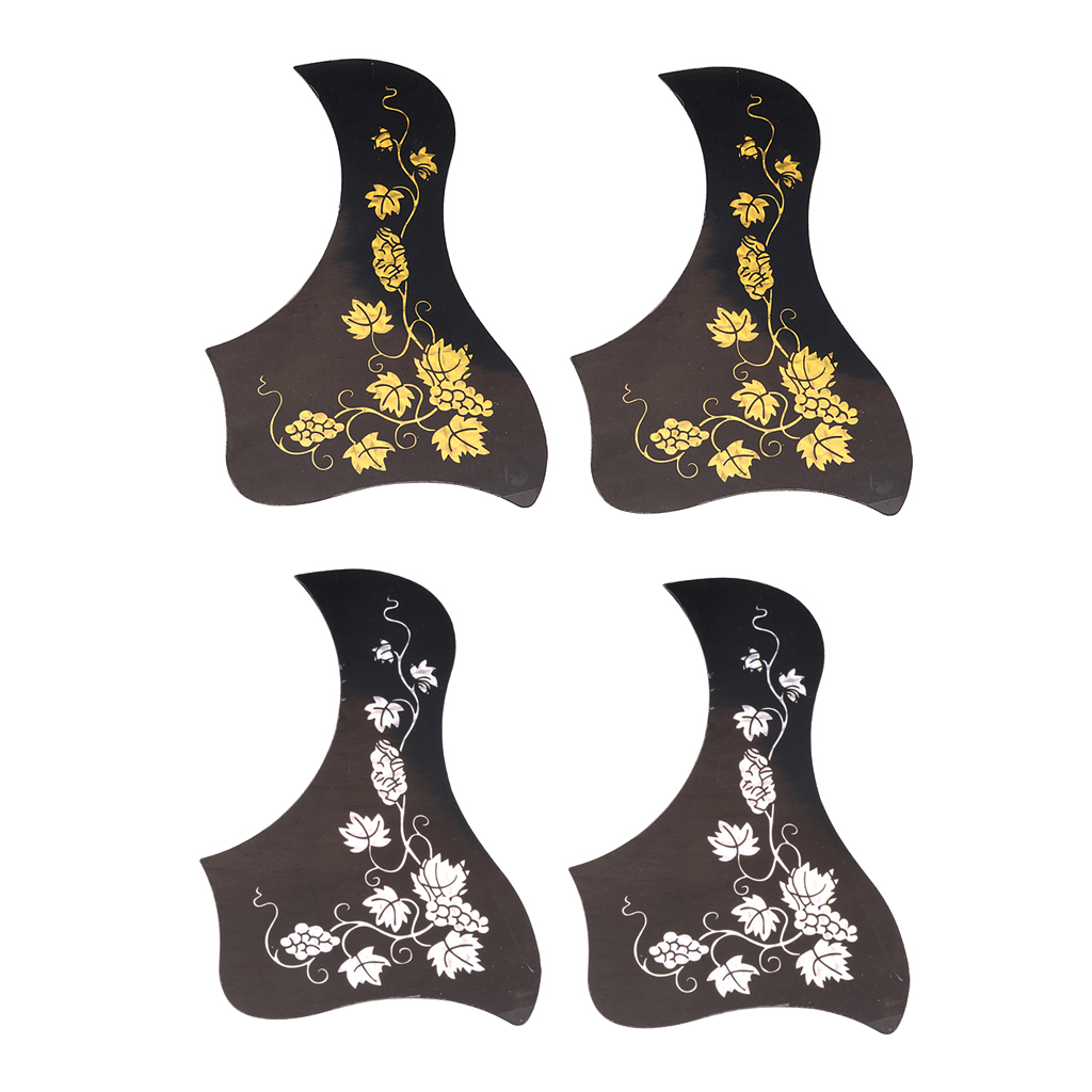 2x Popular Acoustic Guitar Pickguard Wooden Pickguard Anti Scratch Plate