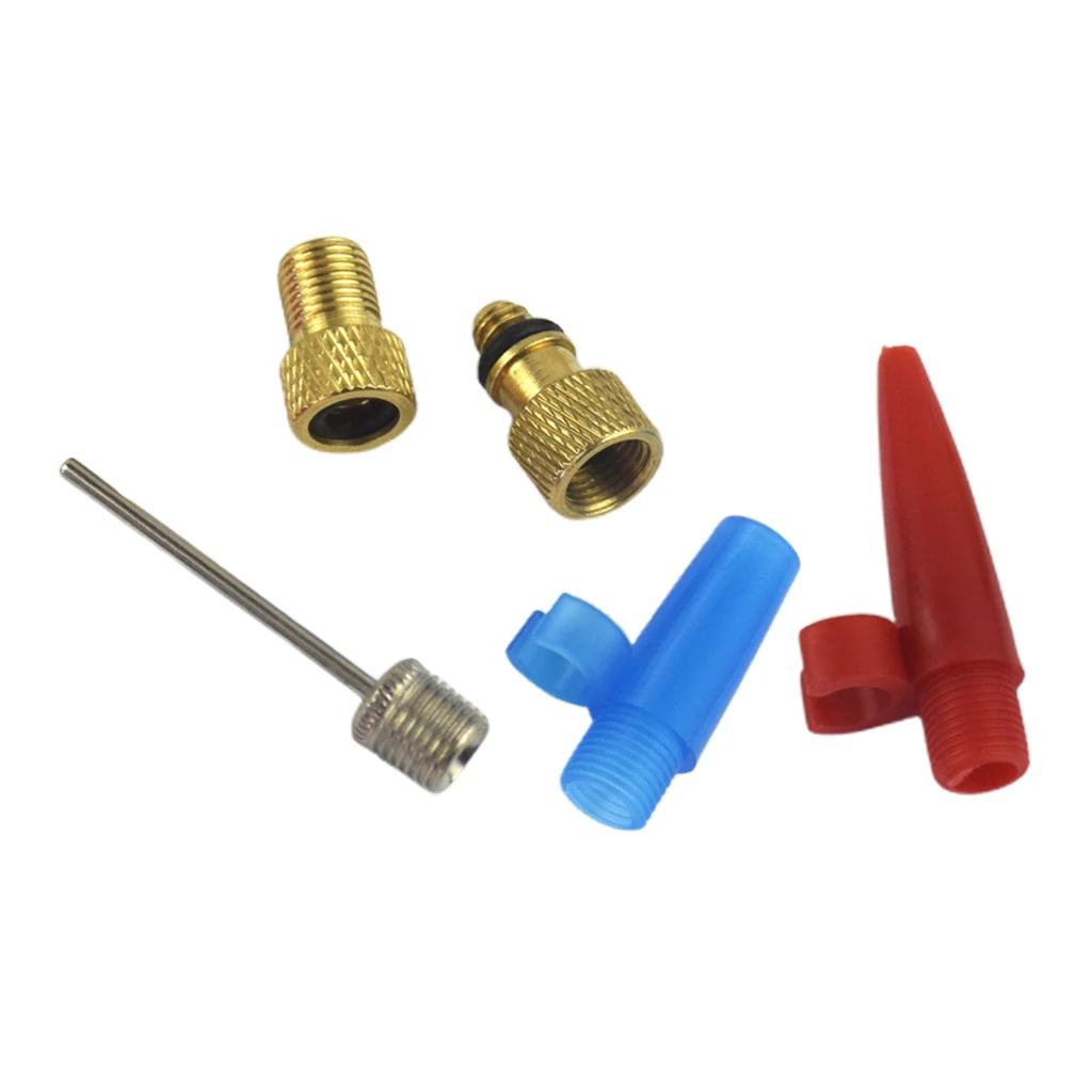 Bike Pump Valve Adapter Presta Schrader Woods Converter Connector Nozzles