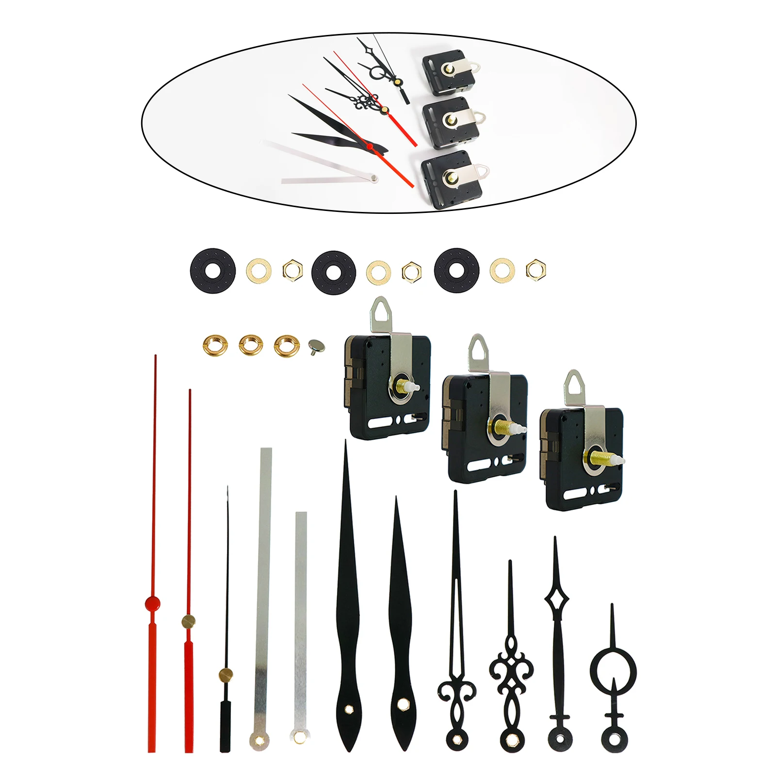 Non Ticking Clock Movement Mechanism Clock Motor Kit DIY Repair Parts Replacement Craft Clock Collectibles Parts Accessories