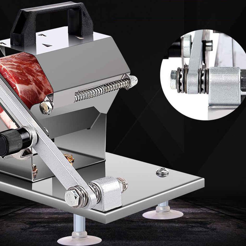 Aço inoxidável manual de carne congelada slicer