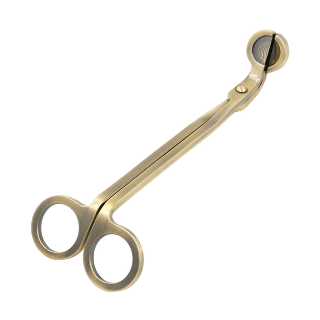 Vintage Retro Candle Wick Trimmer Scissors 18cm Snuffers Extinguish Tools