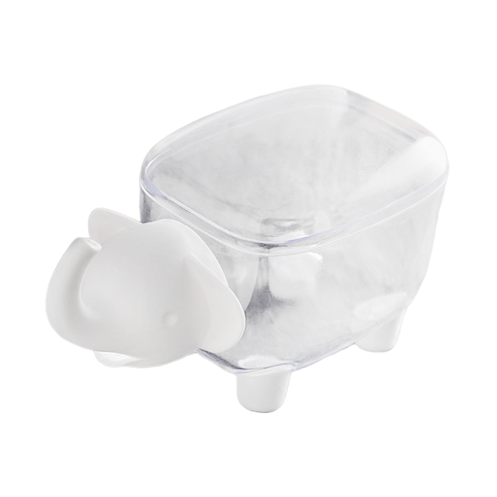 Nordic Style Clear Storage Box Organizer With Lid Sheep/Elephant F/bar KTV
