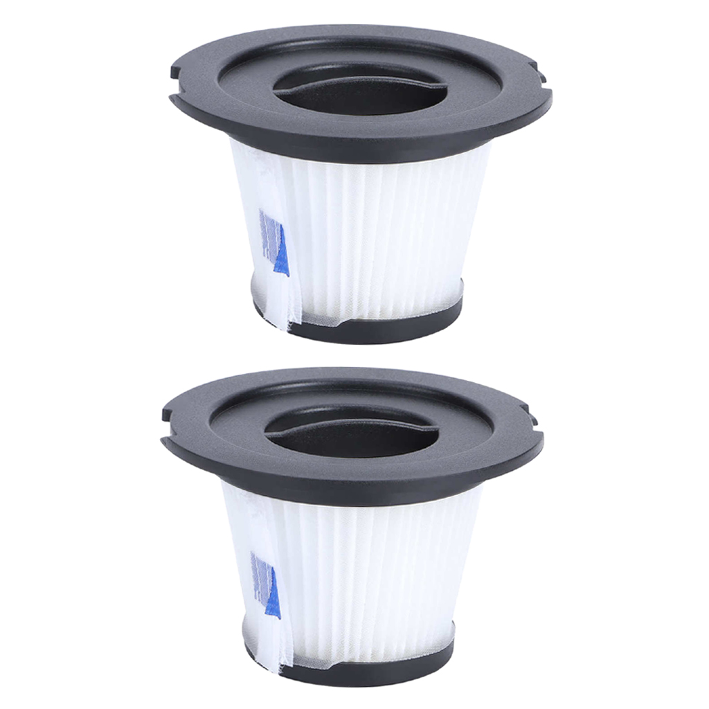 2pcs Filters For Dibea   C17 T1 Vacuum Cleaner Replacement Parts White+Black Home Cleaning Tool Accessories High Quailty