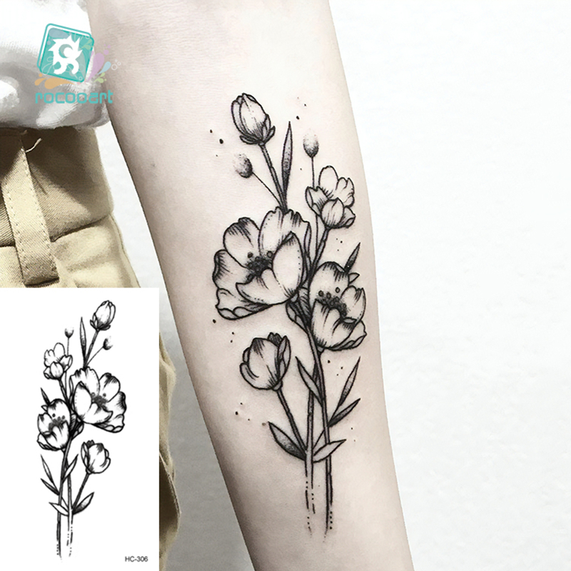 Best of 1 PC Geometric Planet Fashion Women Temporary Tattoo Sticker Water Transfer Tattoo Minimalist Small Sun Moon Design Fake Tattoo Reviews & Tips - Image 3