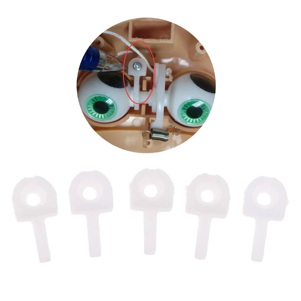 Set of 5 Pieces Eye Mechanism T Fixer Bar for 12inch  RBL Blythe Doll Custom DIY Making