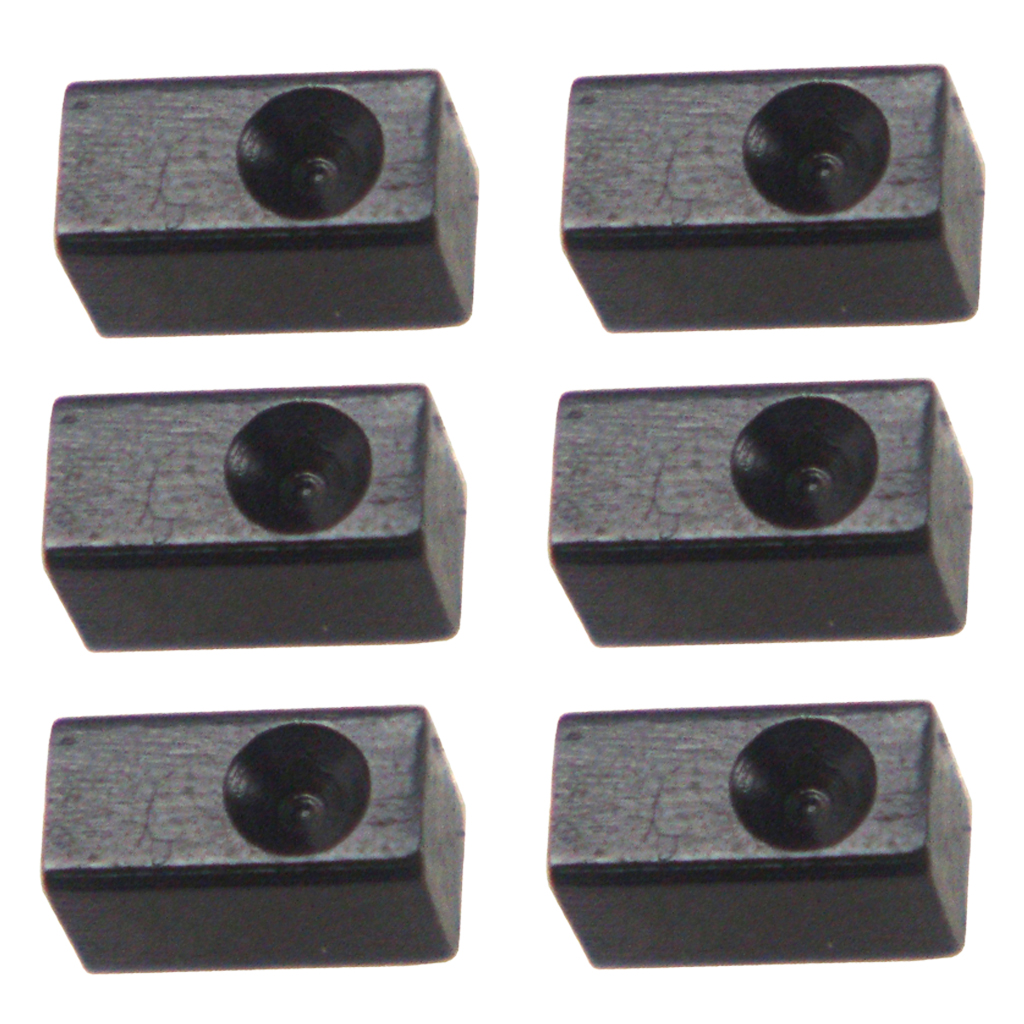 6pcs Bridge Saddle Insert Blocks For Electric Guitar Double Locking System