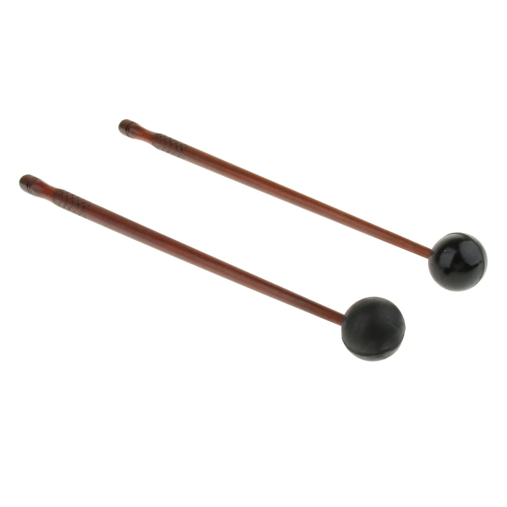 1 Pair 235mm Wooden Tongue Drum Sticks Mallets Beaters Percussion Instrument Accessory For Music Education Yoga Meditation