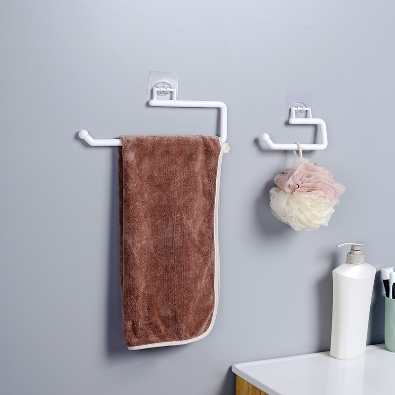 Nombre 4, Küche Tissue Halter Hängen Wc Rollen Papier Halter Handtuch Rack Küche Badezimmer Schrank Tür Haken Halter Organizer