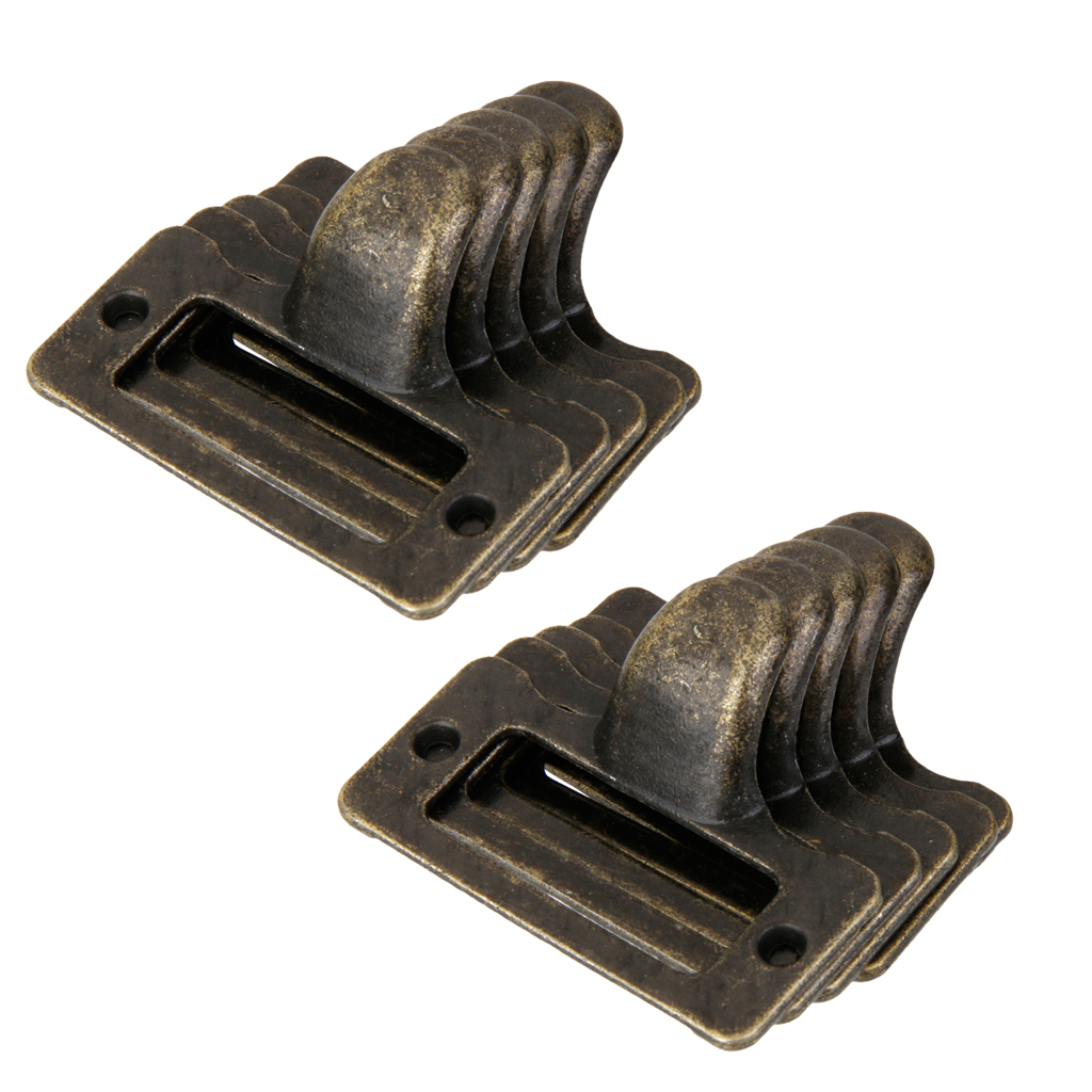 Antique Cupboard Cabinet Cup Drawer Furniture Card Frame Pull Handle, Pack of 10pcs