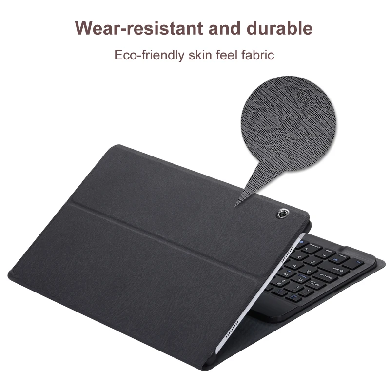 Per Huawei MediaPad T5 M5 Lite 10 10.1" Tablet Keyboard Folio Pelle Custodia Cover 