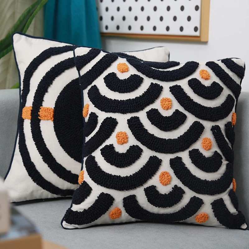 Details about   Brand New Ethnic Pillow Case/Embroidered Pillow Case/19*19 Inch/Orange 