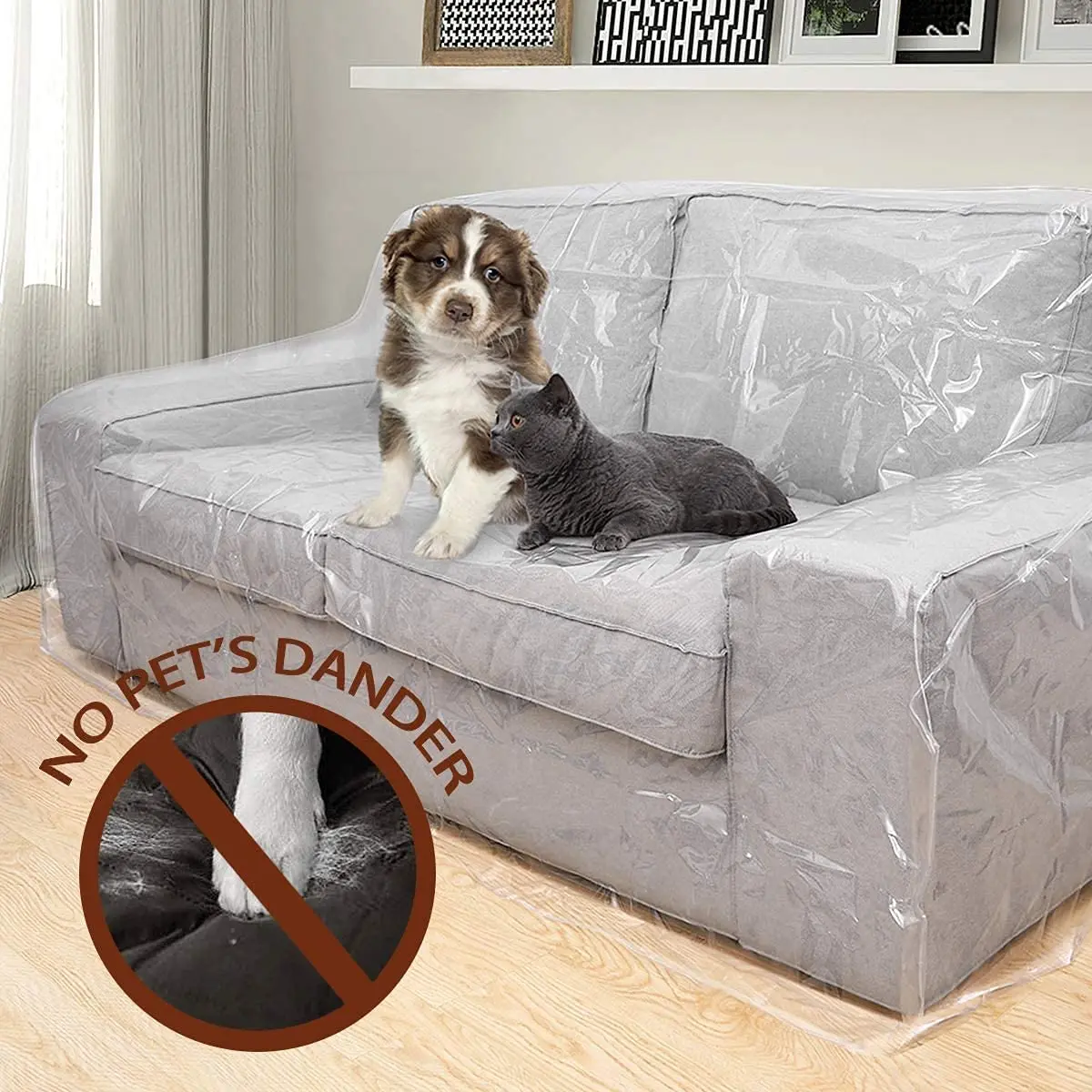 Пластиковый чехол на диван для домашних животных и кошек, защита отцарапин, чехол для дивана, чехол для хранения подушки