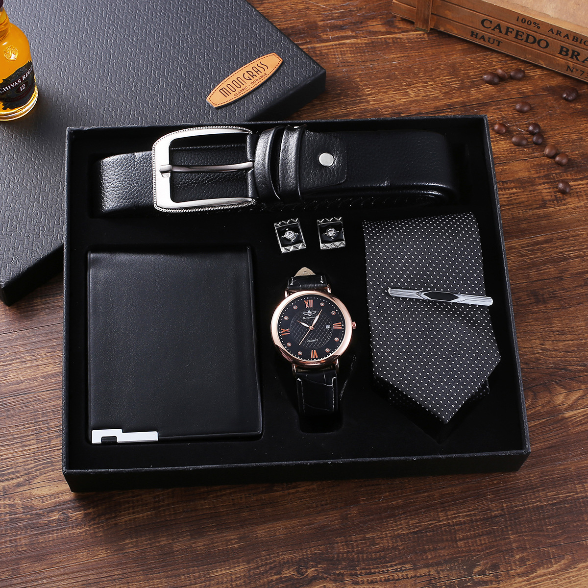 Belt wallet watch set Clearance