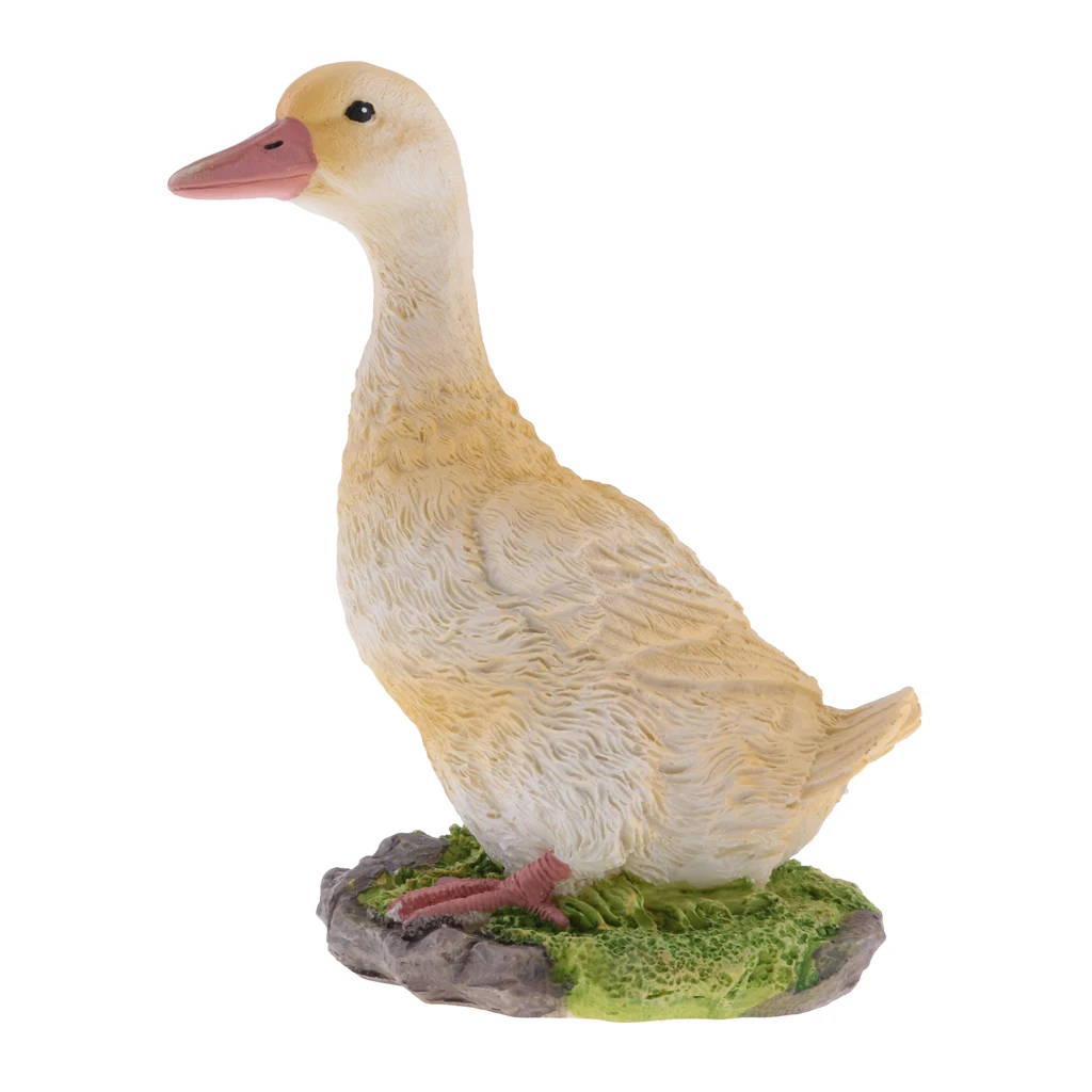 1x Duck Statue Resin Decorations  for Garden Lawn Gifts Crafts