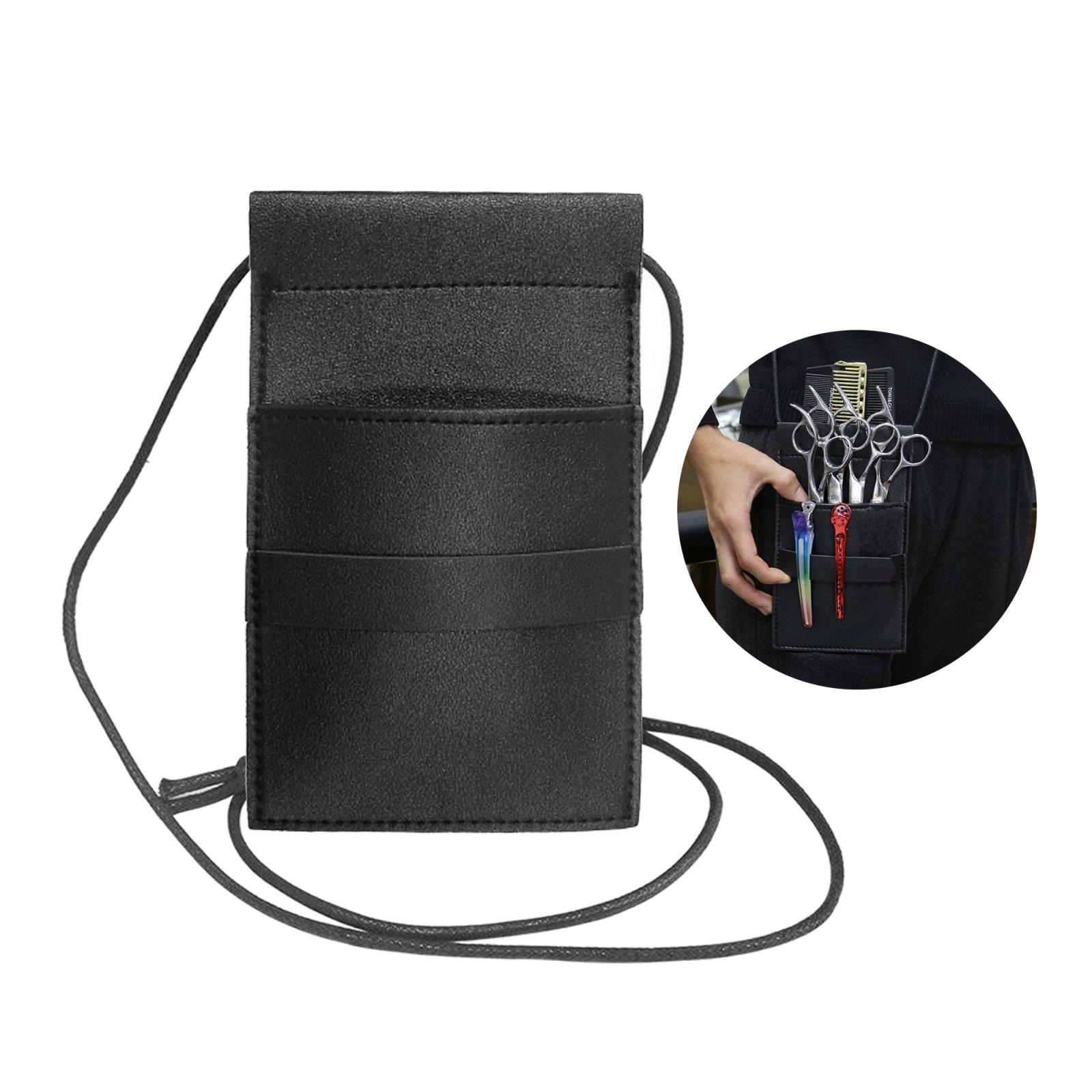 Salon Barber Scissors Hairdressing Waist Bag Shears Brushes Tools Storage