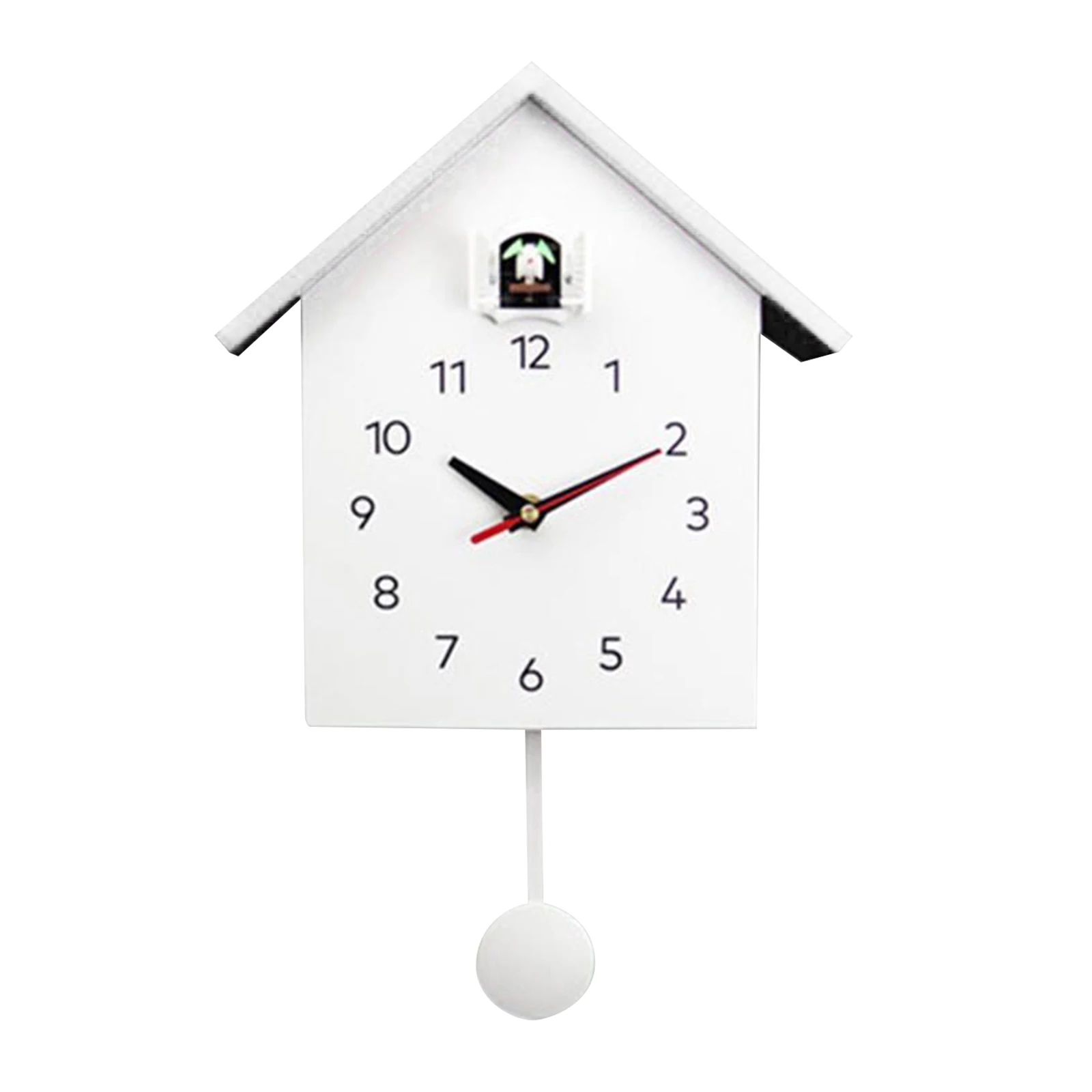 Digital Cuckoo Clock Bird House Wall Clock Tabletop School Livingroom Clock