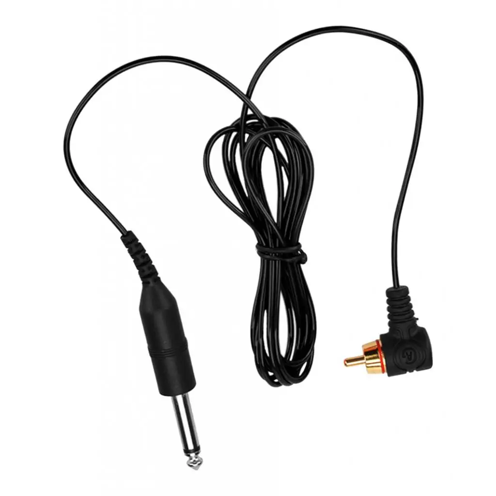 6ft Heavy Duty  Power Supply Hook Line RCA Connector Clip Cord Black