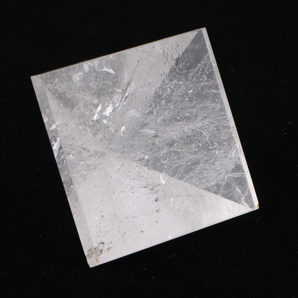 Natural Crystal Quartz Pyramid Rock Crystals Ornamets for Home Office Decoration