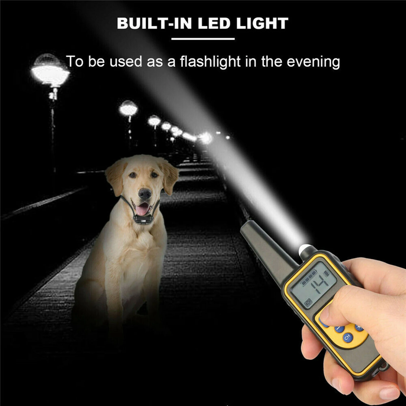 Dog  Training Collar Hunting Trainer Remote LCD 875 Yards