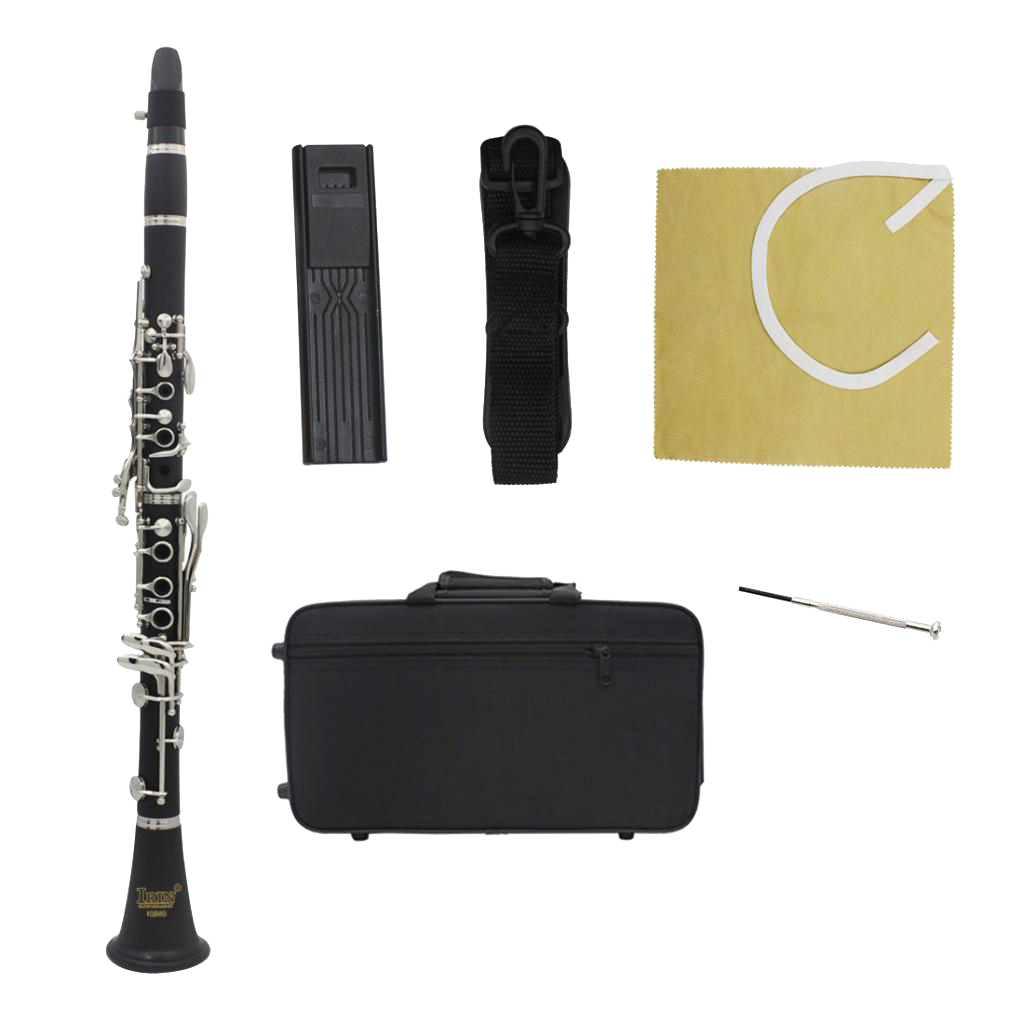 Black Ebonite Student Clarinet Quality  Beginner Clarinet With Case