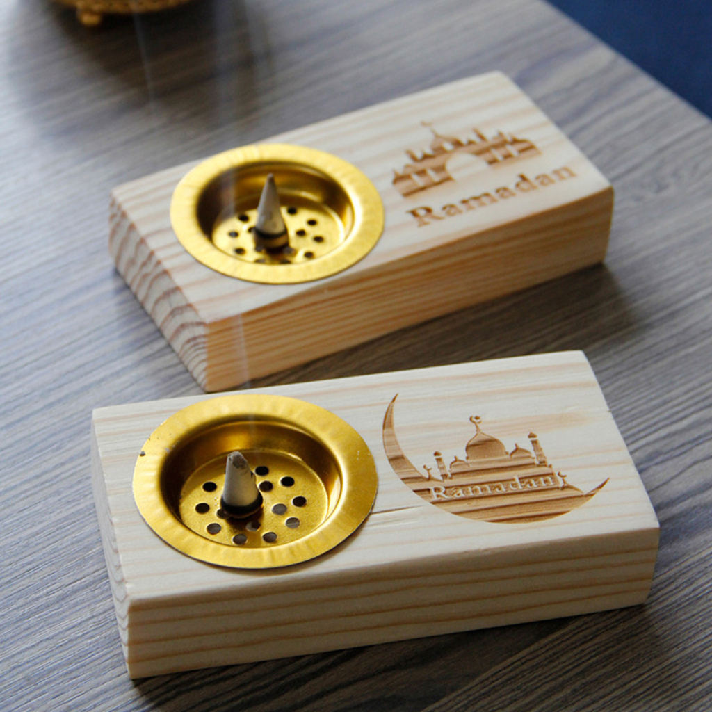 Retro Bamboo Incense Box Hollow Carved Desktop Ornament Censer Ash Catcher Incense Holder Incense Burners Home Decor