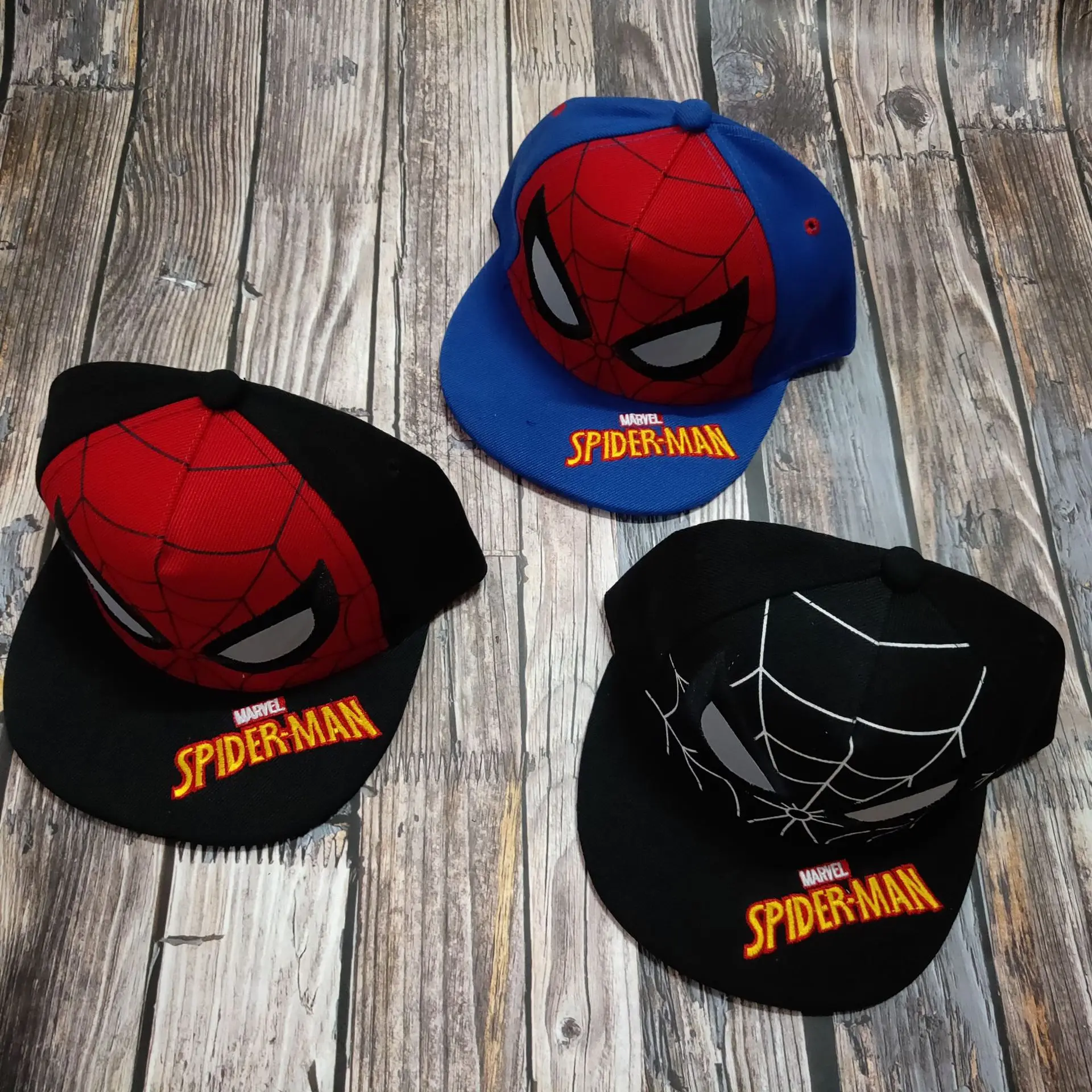 Anime disney mais marvel spiderman crianças chapéu