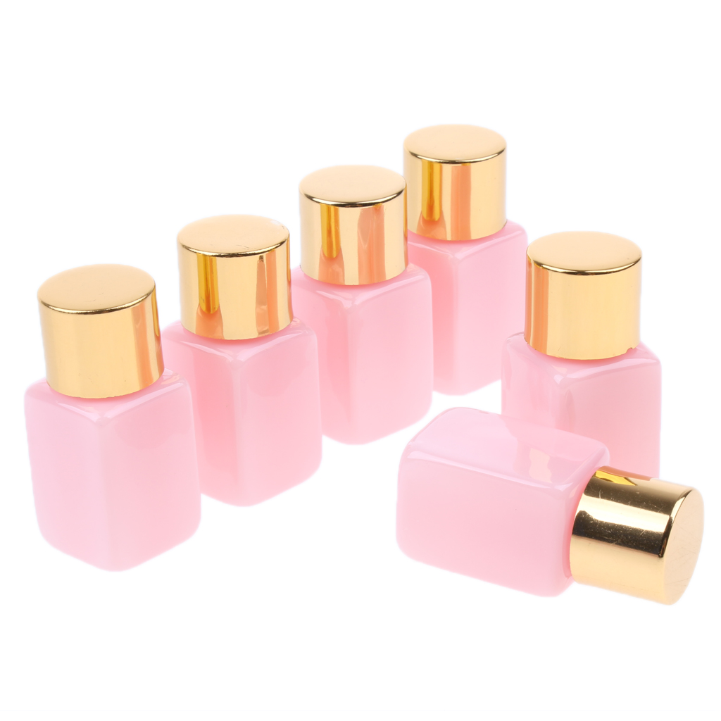 6   Pcs   10ml   Empty   Plastic   Screw   Cap   Bottles   Sample   Vials   for