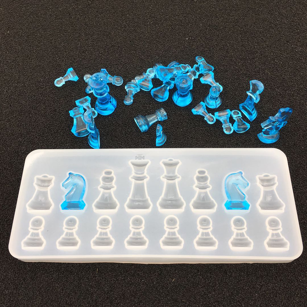 Silicone Ornament Moulds Resin Casting Mold for DIY Craft School Teaching Toys