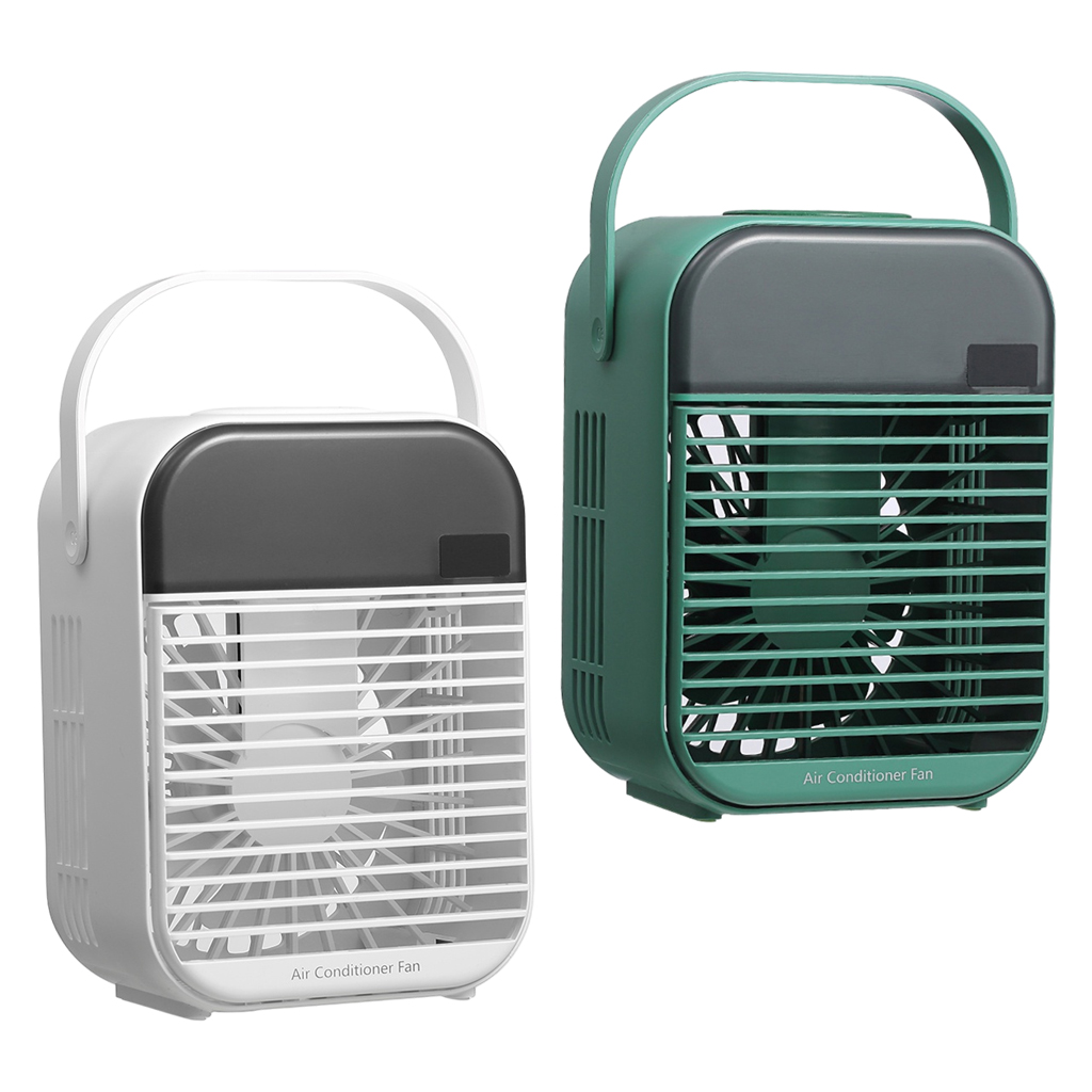 Mini Desktop Air Cooler Home Office Cooling Fan with LED Night Light for Room Office Home Living Room Bedroom