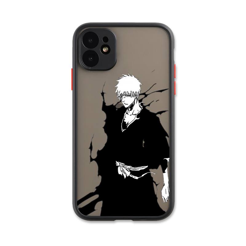 iphone 13 pro max case clear Kurosaki Ichigo Bleach Anime Phone Case For IPhone 13 12 11 Pro Max Xs Xr X 7 8 Plus Black Matte Translucent Cover best case for iphone 13 pro max