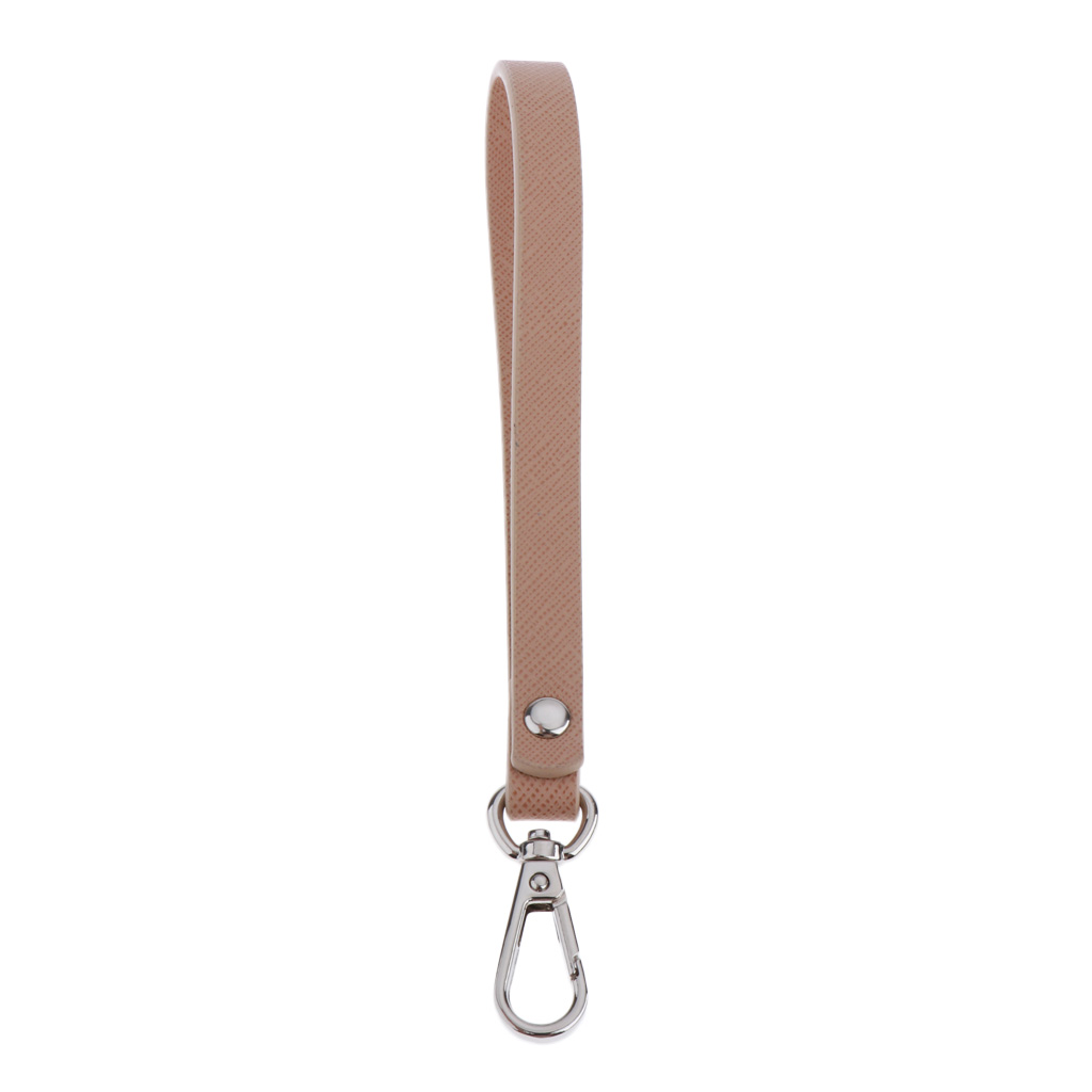 Wristlet Strap Replacement Wrist Strap Genuine Leather Hand Strap Keychain for Wallet Purse Cellphone Clutch Wristlet Bags