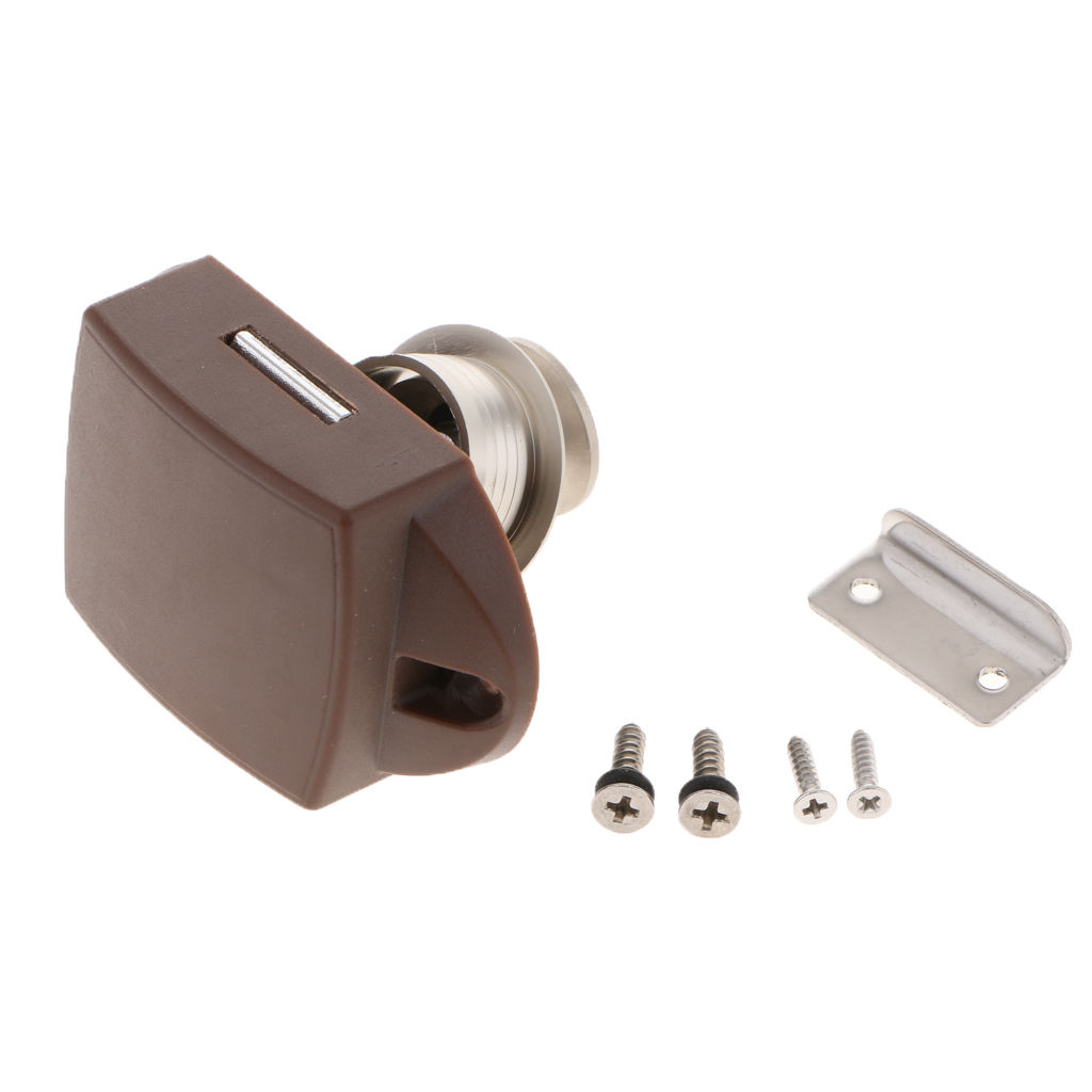 Push Button Latch Keyless Cabinet Lock for RV Motor Caravan Cupboard Door