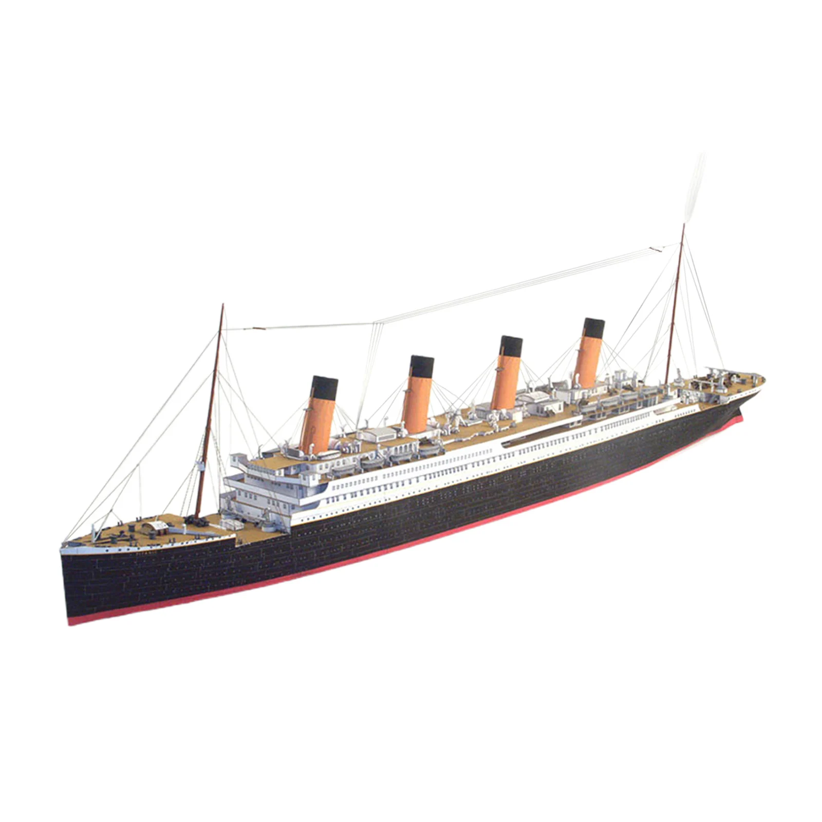 3D Titanic Ship Puzzle Assemble Paper Model Kit Education Papercraft Toy Room Decor