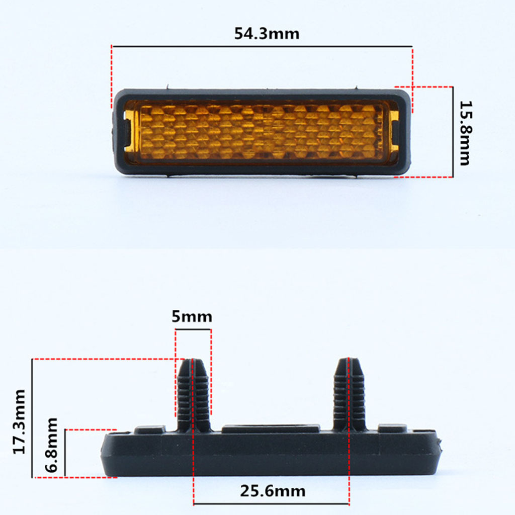 10 Pieces Cycling Pedal Reflector  Riding Warning Reflective Light