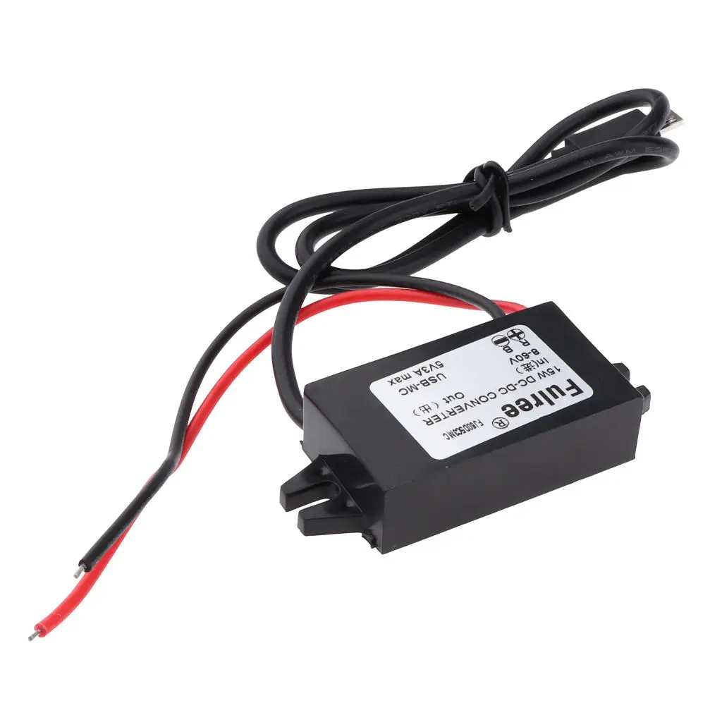8-60V To 5V Micro USB DC/DC Buck Converter Car Auto Power  Module