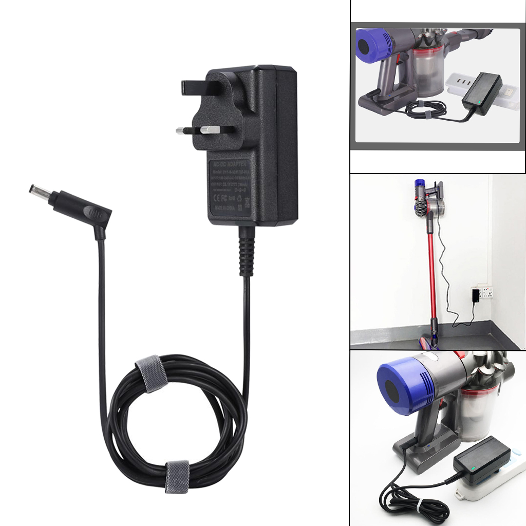 Cordless Vacuum Cleaner Adapter Charger Power Supply Cord for  V7 DC59 DC74 Series, UK Type